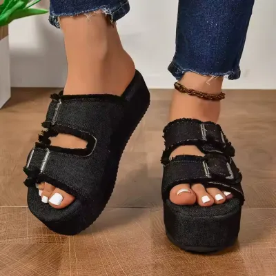 WOMEN'S SLIPPERS WEDGE SANDAL